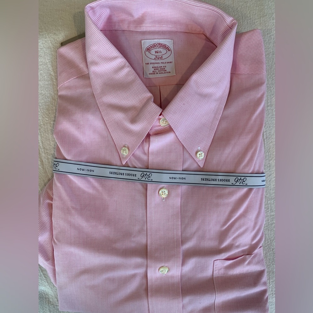 Brooks Brothers pink button down 16.5
